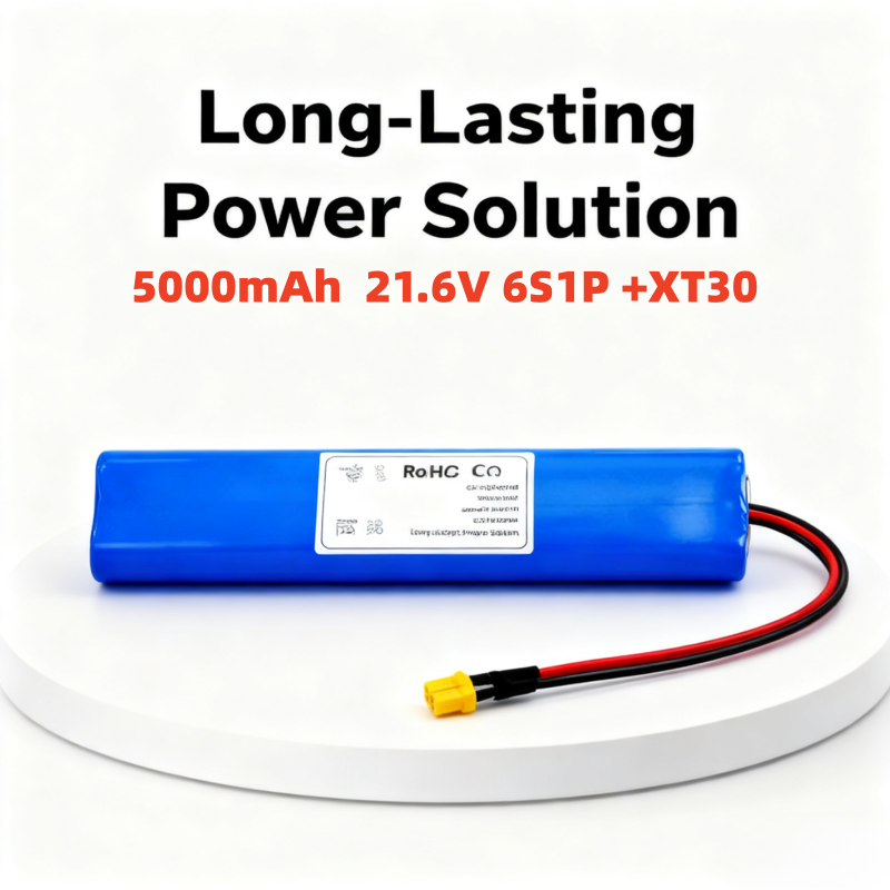 6S Lipo Battery 22.2V 5000Mah - 6S1P 21.6V 5000mAh 充電式リチウム電池パック 130W/150W 電動スクーター対応