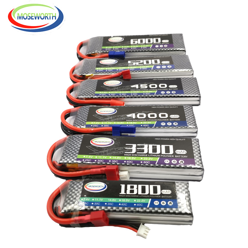 4S Lipo Battery 14.8V 6000Mah - Lipoバッテリーrcドローン,ヘリコプター,飛行機,車用,2s 3s 4s 6s 2200 4200