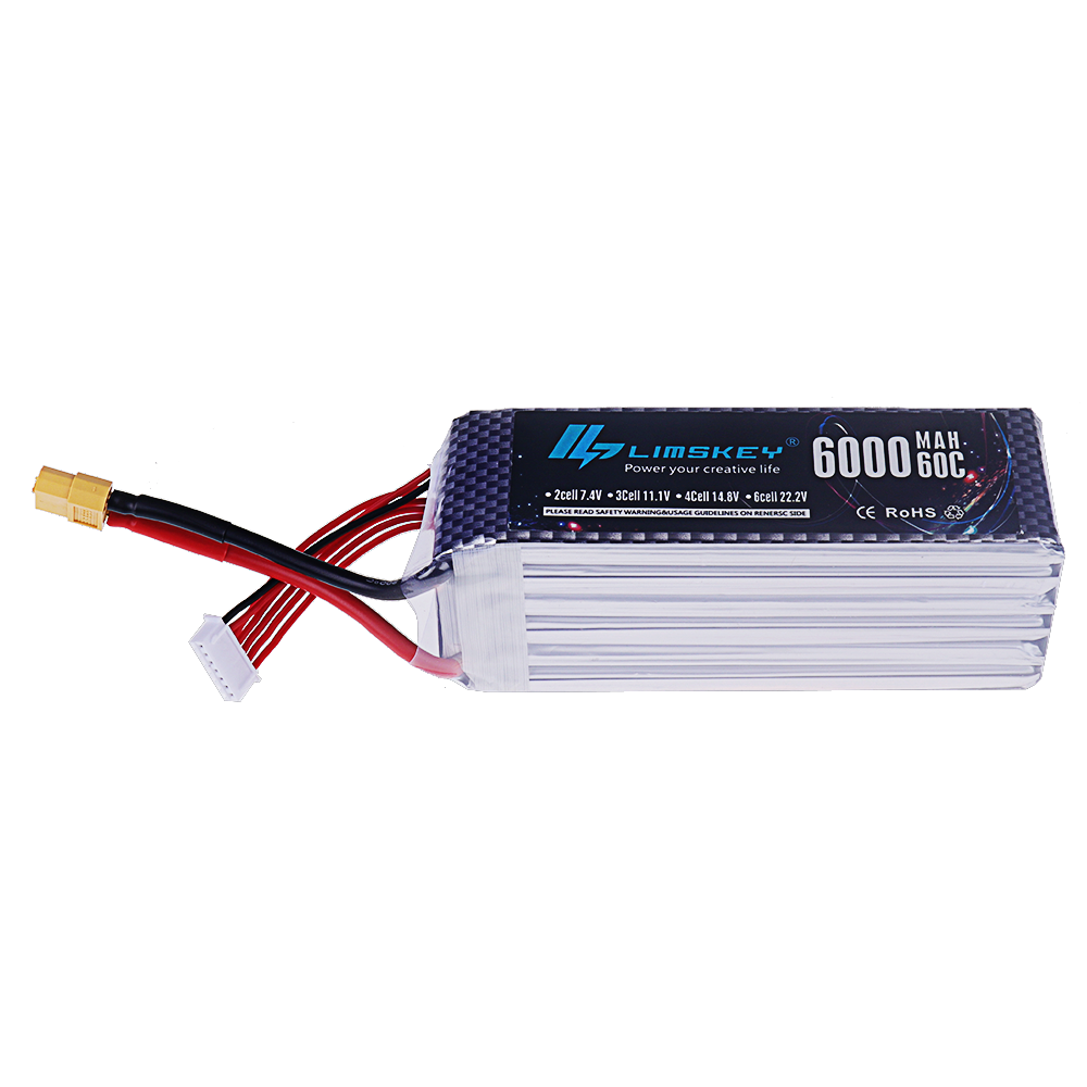 7.4V、11.1V、14.8V、22.2V、6000mAh - 4S Lipo Battery 14.8V 6000Mah のレビューと価格