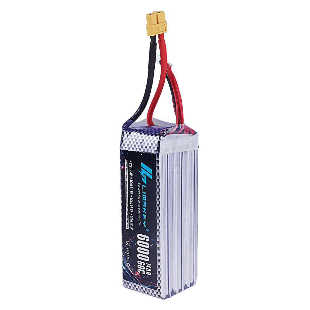 7.4V、11.1V、14.8V、22.2V、6000mAh - 4S Lipo Battery 14.8V 6000Mah のレビューと価格