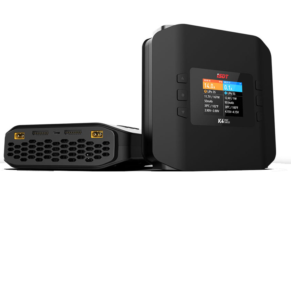 ISDT K4 1~8S リチウム電池スマート充電器 AC  - Isdt K4 Dual Lipo Charger のレビューと価格