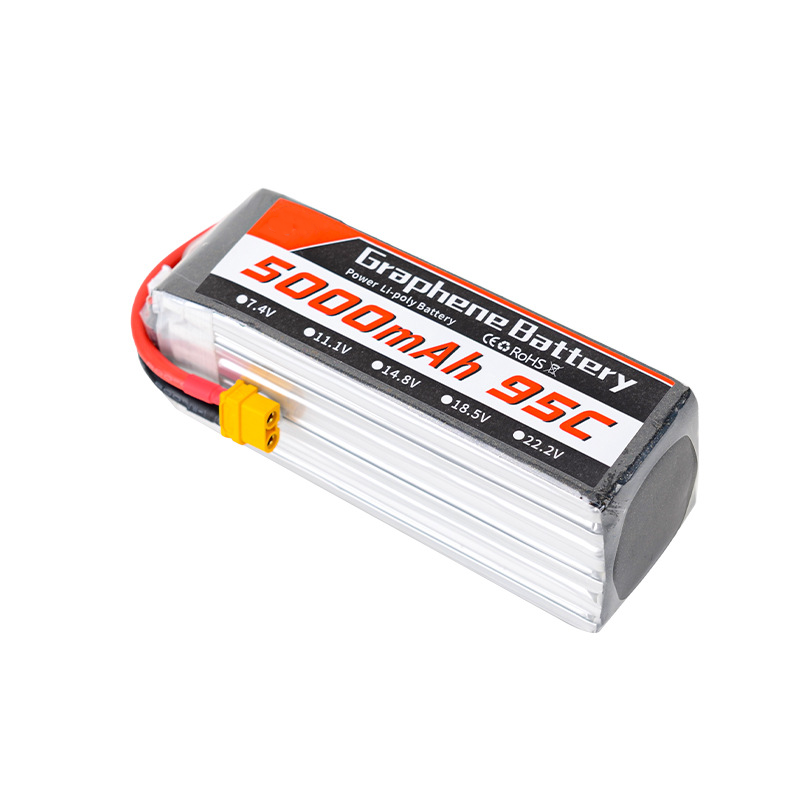95C 22.2V 6S 5000mAh リポバッテリー。X - 6S Lipo Battery 22.2V 5000Mah のレビューと価格