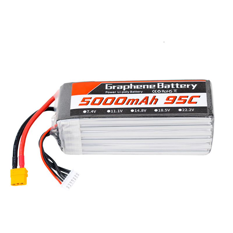 95C 22.2V 6S 5000mAh リポバッテリー。X - 6S Lipo Battery 22.2V 5000Mah のレビューと価格