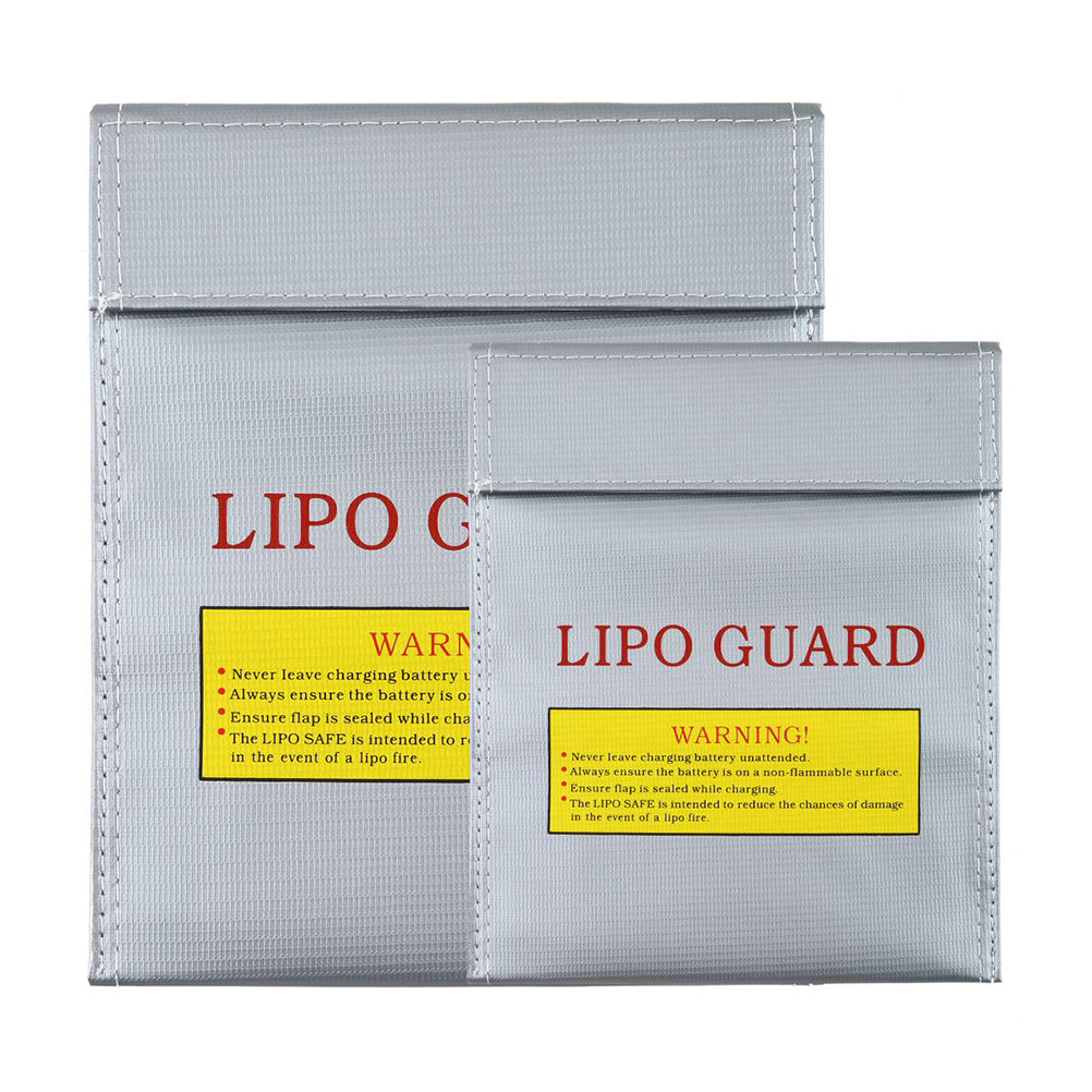 18x23cmのリポバッテリー用保護バッグ。難燃性で、RCリ - Lipo Battery Fireproof Safety Charge Box のレビューと価格