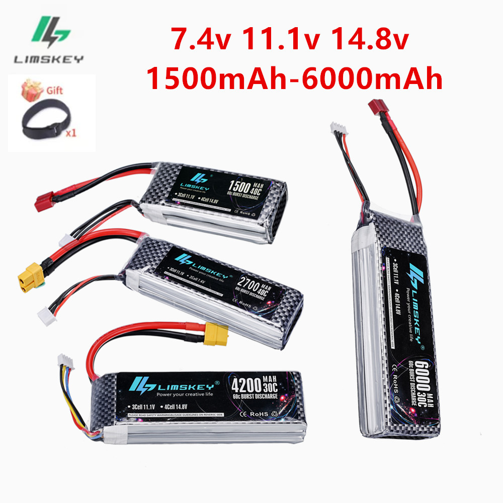 2S 3S 4S リポバッテリー 7.4V 11.1V 14 - 4S Lipo Battery 14.8V 6000Mah のレビューと価格